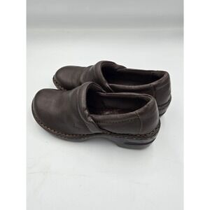BOC Born Concept Women's Brown Clogs Size 7.5 Slip Ons Comfort Shoes Leather